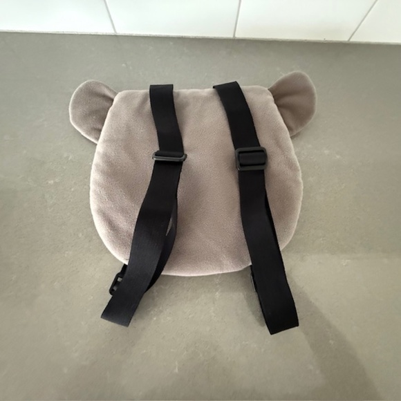 Little Girl Fabric Poivre Blanc 10" Back Pack -Barely Used - Picture 4 of 6